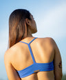 365 Ruched Sports Bra - Cobalt