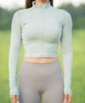 365 Cropped Zipped Jacket - Light Mint