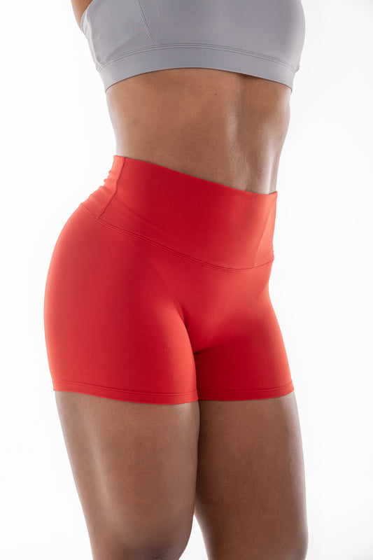 Bare-It-All: Alive Training Shorts - Red Flags