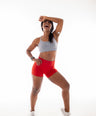 Bare-It-All: Alive Training Shorts - Red Flags